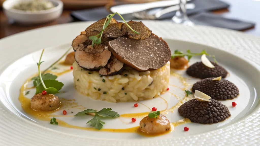 Assiette de cuisine Végétarienne du Périgord avec légumes de saison