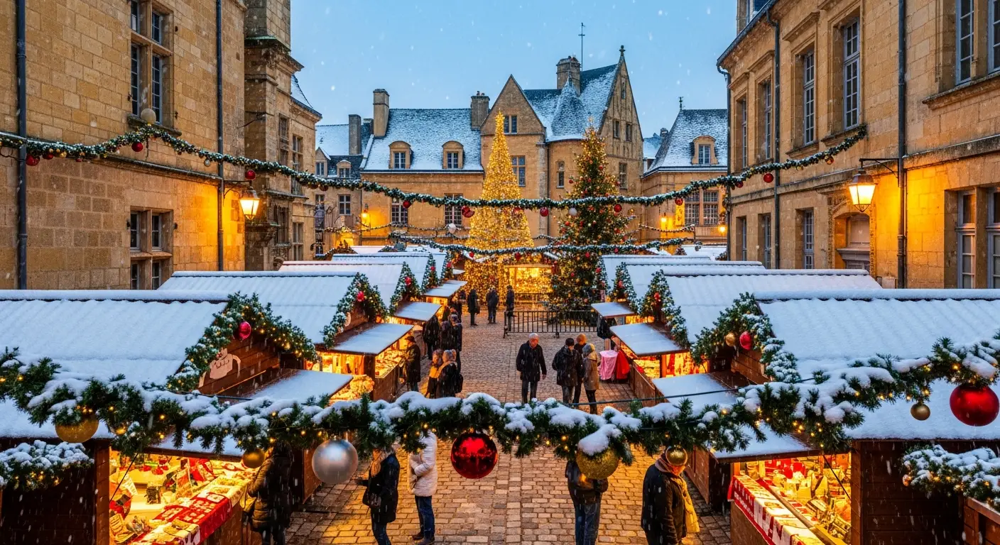 patinoire marche de noel sarlat 2026