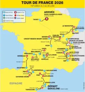 Hébergement Tour de France 2026 Dordogne : 7 Spots Exclusifs