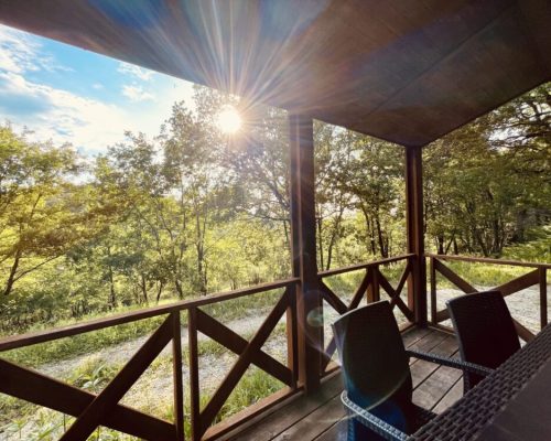 Le chalet La Borie, un hébergement de charme en Dordogne pour 4 personnes.
