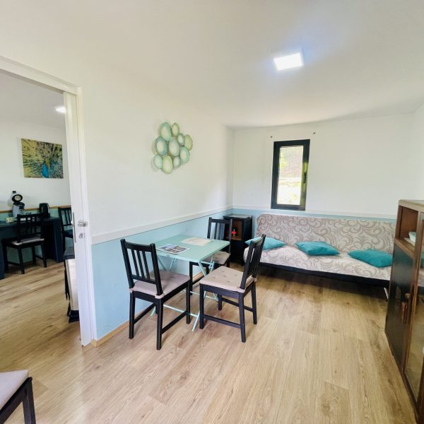 Intérieur chalet dordogne